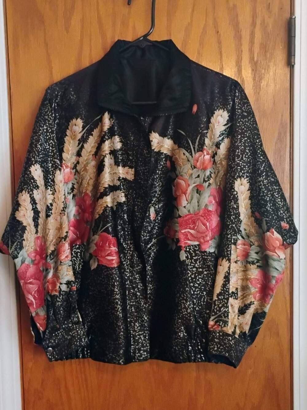 Reversible nylon jacket